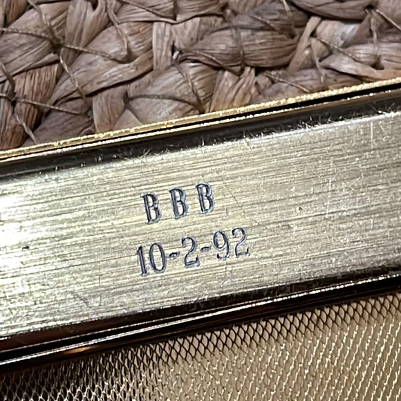 Vintage Colibri Cigarette Case w Peacocks & Built-In Lighter Initialed KGB - Picture 9 of 17